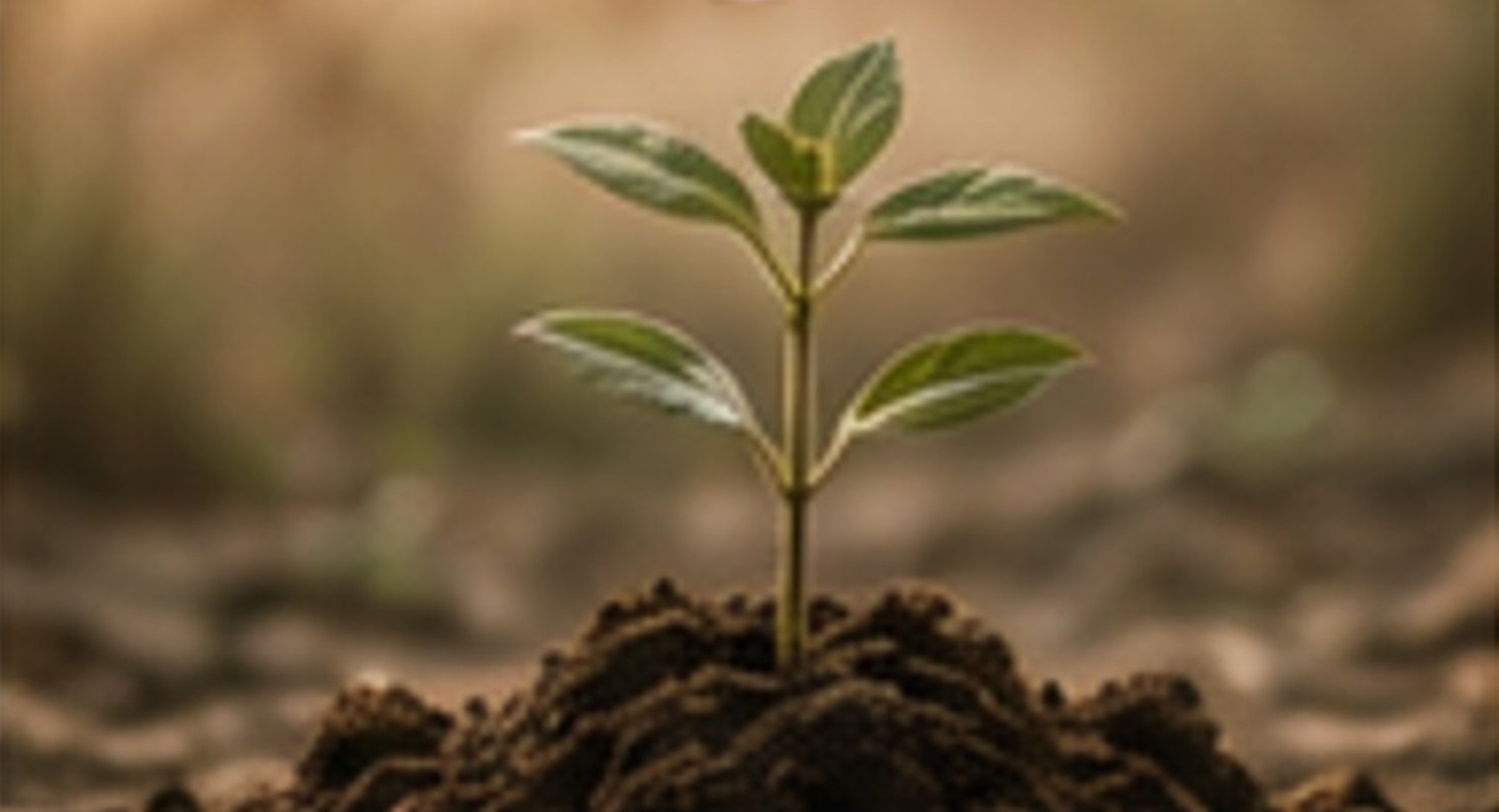 A young plant representing growth.